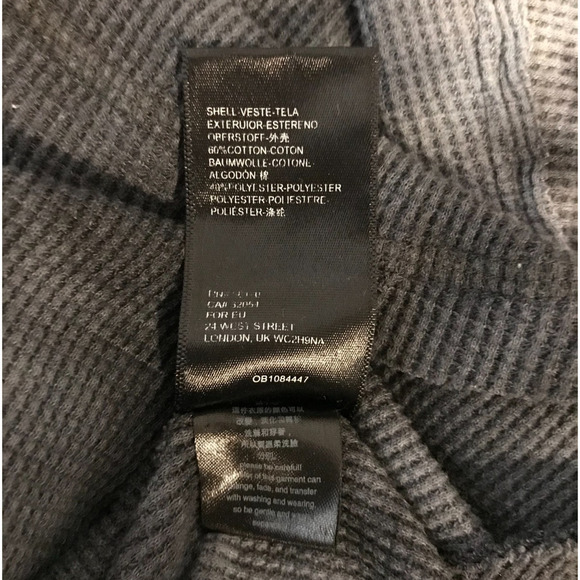 Anthropologie Maeve Ainsley Cowl Neck Gray/Black Tie Dye Thermal Top - EXSM - Picture 11 of 11